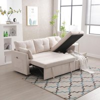 Dans Les Nuages - Ecksofa, 3-in-1-Schlafsofa mit Stauraum – Wendbares L-förmiges Sofa, Bett, Sessel und Ecksofa mit modularem Design, bequeme Dans Les Nuages - Ecksofa, 3-in-1-Schlafsofa mit Stauraum – Wendbares L-förmiges Sofa, Bett, Sessel und Ecksofa mit modularem Design, bequeme von DANS LES NUAGES