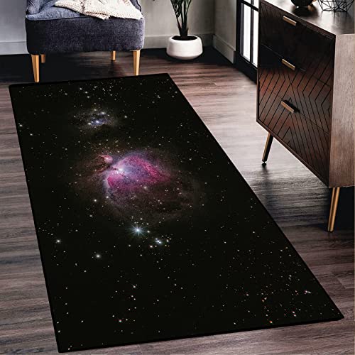 DANWU Teppich Wohnzimmer 80x200cm Weich Nicht Verblassen Pflegeleichte Badteppiche für Wohnzimmer, Flur, Büro, Schlafzimmer, Küche, D von DANWU