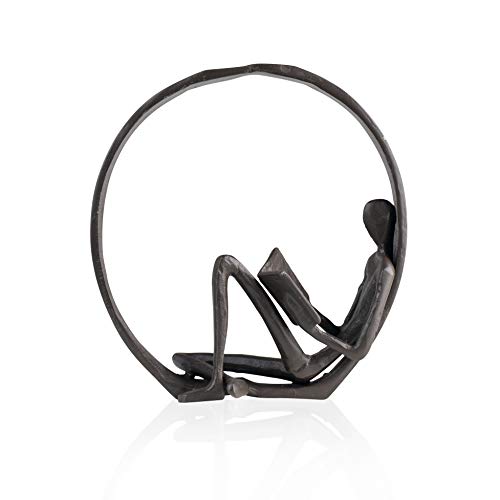 Danya B Encircled Reader Eisenskulptur Danya B Encircled Reader Eisenskulptur von DANYA B