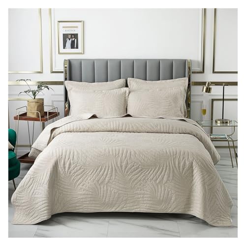 Premium-Übergrößen-Bettdeckenset, 3-teiliges Luxus-Bettwäsche-Ensemble for geräumige Schlafzimmerdekoration(Off-white,180 * 220cm/71 * 87in) von DAO-UPPSE