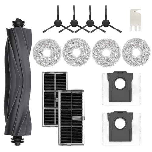 14 Stück Zubehör für Dreame L10s Pro Ultra Heat / X30 Ultra Saugroboter mit Bürste Wischtücher Staubbeutel Filter Ersatzteile Set 14 Stück Zubehör für Dreame L10s Pro Ultra Heat / X30 Ultra Saugroboter mit Bürste Wischtücher Staubbeutel Filter Ersatzteile Set von DAODEFUL