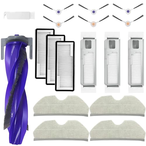 18 Stück Zubehör für Narwal Freo X Plus Saugroboter mit Bürste Staubbeutel Wischtücher Filter Ersatzteile Set von DAODEFUL