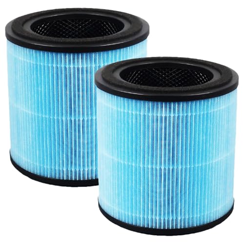 AP0601 Ersatzfilter kompatibel mit AIRTOK AP0601 Luftreiniger, 4-in-1 H13 Ersatz HEPA Filter und Hocheffizienter Aktivkohle Luftfilter Ersatz (2 Stück) von DAODEFUL
