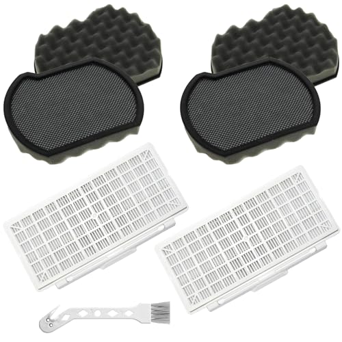 BGC41X36 Filter Zubehör für Bosch Serie 6 Beutellos Staubsauger BGC41X36/01 Bodenstaubsauger Ersatzteile, 2 Ersatz HEPA Filter + 4 Schaumstoff Staubbehälterfilter Ersatzfilter - 7 Stück von DAODEFUL