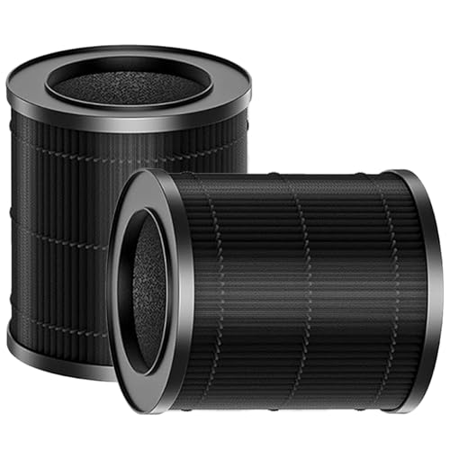 MR2566 Ersatzfilter für MORENTO MR2566 Luftreiniger, 3-in-1 Ersatz HEPA Filter Hocheffizienter Aktivkohle und Vorfilter, Luftfilter Ersatz (2 Stück) von DAODEFUL