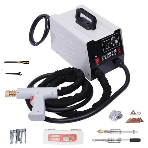 DAOHHFO 3KW Pro Ausbeulmaschine 3500Amp Karosserie-Ausbeulmaschine, Punktschweißmaschine für Karosserie-Reparatur, Paintless Dent Repair Remover Kit Dent Puller Punktschweißgerät von DAOHHFO