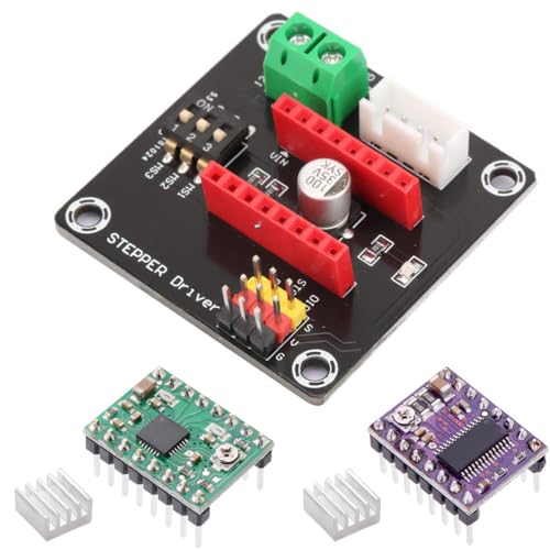 DAOKAI 3D-Drucker 42 Schrittmotortreiber-Erweiterungsplatine DRV8825 A4988 Control Shield-Modul mit A4988 + DRB8825 Schrittmotortreiber DAOKAI 3D-Drucker 42 Schrittmotortreiber-Erweiterungsplatine DRV8825 A4988 Control Shield-Modul mit A4988 + DRB8825 Schrittmotortreiber von DAOKAI