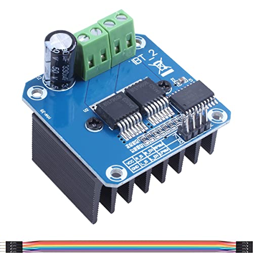 DAOKAI BTS7960 Stepper Motor Driver Modul 43A Dual H-Bridge Current Limit Control Semiconductor Refrigeration PWM Hohe Energie Doppel-DC Smart Car Driver Modul für Arduino von DAOKAI