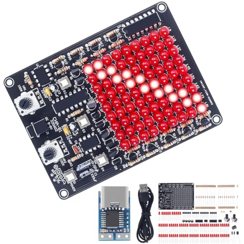 DAOKAI LED-Licht Löten Kit Multi-direktionale Einstellbare Löten Bausatz,LED folgen Spot Licht Löten Skill Training Kit für Lernprojekt, 5V-9V von DAOKAI