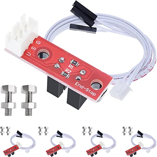 DAOKAI Optische Endschalter CNC 3D Drucker Mechanische RAMPS 1.4 Endschalter 3D Drucker Teile mit Kabel für Rampen 1.4 Makerbot Prusa Mendel RepRap(5 Stück) von DAOKAI