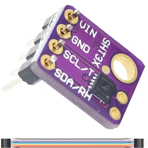 DAOKAI Temperatur- und Feuchtigkeitssensormodul SHT31 SHT31-D IIC I2C Interface Digital Output 3.3V 5V mit männlichen und weiblichen Kabeln für Arduino DAOKAI Temperatur- und Feuchtigkeitssensormodul SHT31 SHT31-D IIC I2C Interface Digital Output 3.3V 5V mit männlichen und weiblichen Kabeln für Arduino von DAOKAI