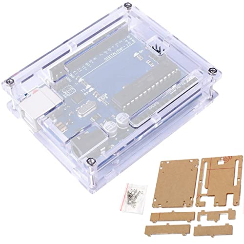 DAOKAI Uno R3 Gehäuse,Enclosure Neu Transparent Gloss Acryl Computer Box,Klarheit,Schutzfunktion,kompatibel mit Arduino UNO R3 DAOKAI Uno R3 Gehäuse,Enclosure Neu Transparent Gloss Acryl Computer Box,Klarheit,Schutzfunktion,kompatibel mit Arduino UNO R3 von DAOKAI