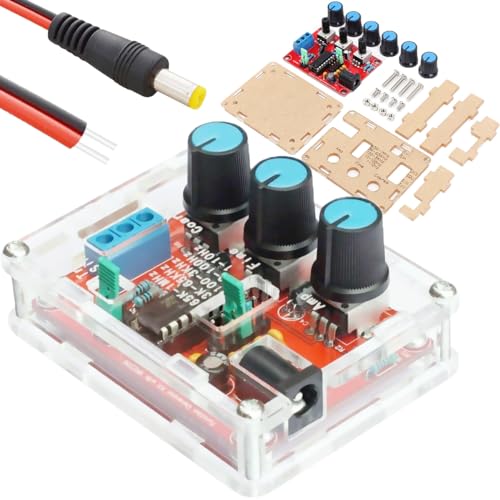 DAOKAI XR2206 Signalgenerator Modul, hochpräzise Funktion, Signalgenerator, Frequenz 9–12 V DC, Eingang Sinus/Dreieck/Quadrat, Ausgang 1 Hz–1 MHz, verstellbar, mit DC-Steckerkabel von DAOKAI