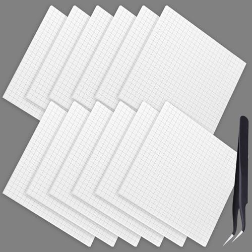 DAOOZHU 3D Kleinen Doppelseitig Klebepads, 5 ×5 × 3 mm Schaumstoff klebepads, 4800 klebepunkte doppelseitig, für Scrapbook, Basteln, Foto, Hochzeit, DIY Kunst, Bürobedar(12er-Pack) von DAOOZHU