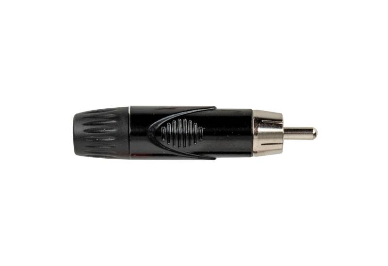 DAP Cinch-Stecker DAP RCA Connector - Male - Black Housing Schwarze Endkappe von DAP