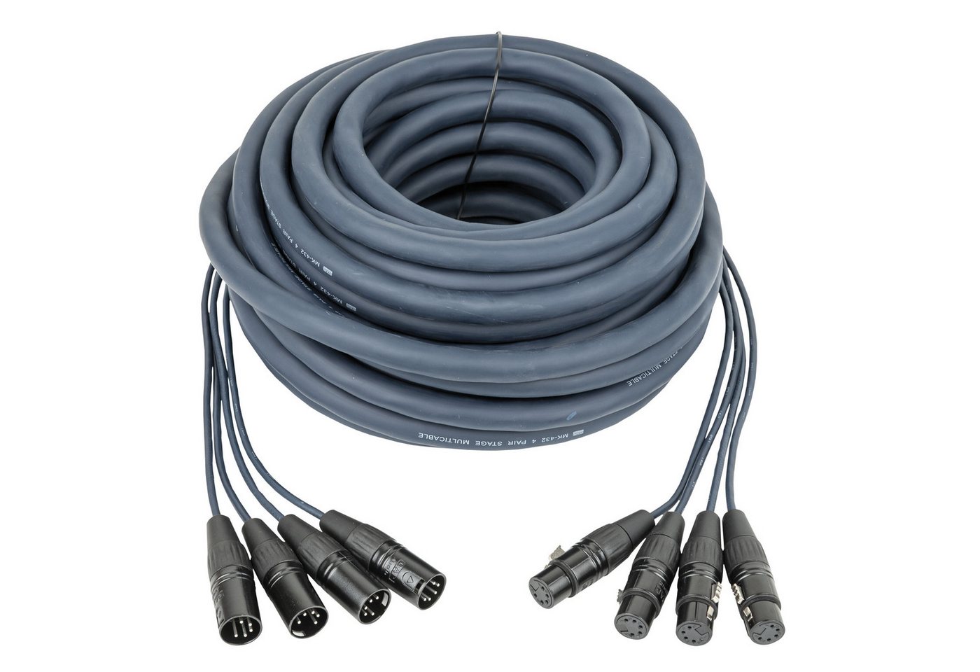 DAP DAP DMX Snake 4-way 5-pin XLR 4-Universum Multikabel - 50 m Lampen-Verbindungskabel DAP DAP DMX Snake 4-way 5-pin XLR 4-Universum Multikabel - 50 m Lampen-Verbindungskabel von DAP