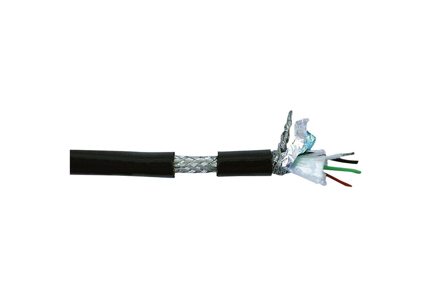 DAP DAP Digi-Quad - DMX 4-poliges DMX-Quad-Digitalkabel - 100m-Rolle - Sw Lampen-Verbindungskabel, (10000 cm) von DAP