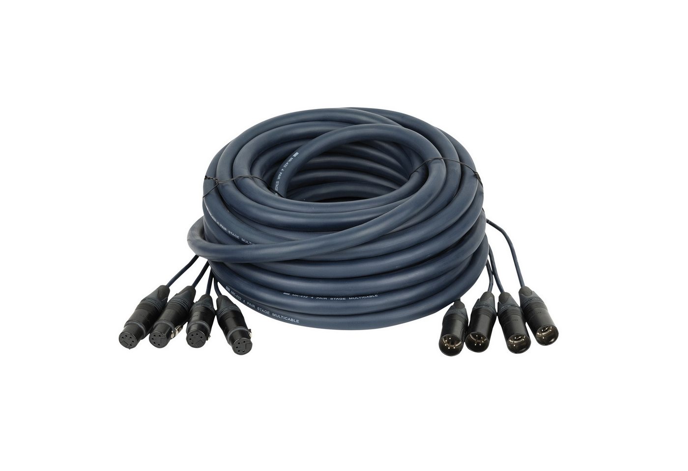 DAP DAP Neutrik DMX Snake 4-way 5-pin XLR 4-Universum Multikabel - 20 m Lampen-Verbindungskabel, (2000 cm) von DAP