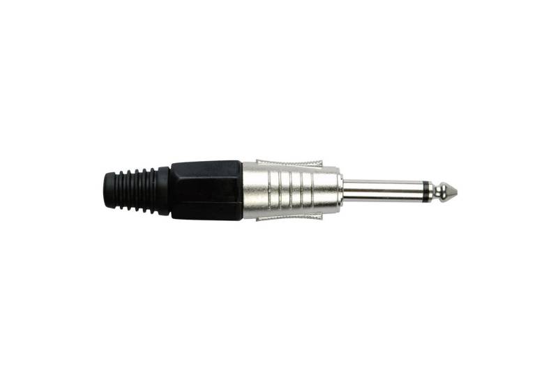 DAP Klinkenstecker DAP 6.3 mm Jack Plug Mono Nickel housing Schwarze Kappe von DAP