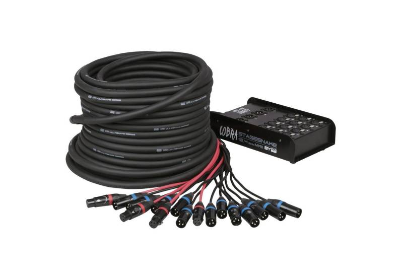 DAP Kabelverbinder-Sortiment DAP CobraX 12/4 StageSnake 30m von DAP