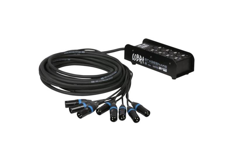 DAP Kabelverbinder-Sortiment DAP CobraX 8 StageSnake 10m von DAP