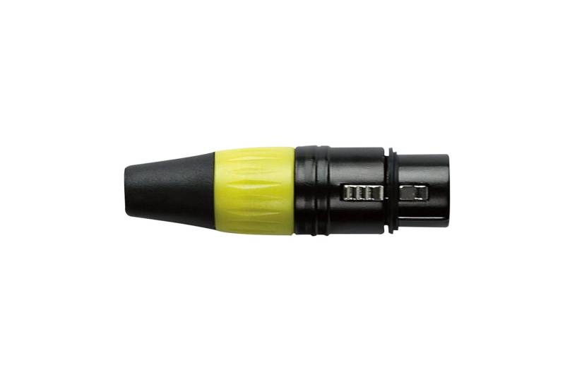 DAP Kabelverbinder-Sortiment DAP XLR 3P Connector - female - black housing Gelb von DAP