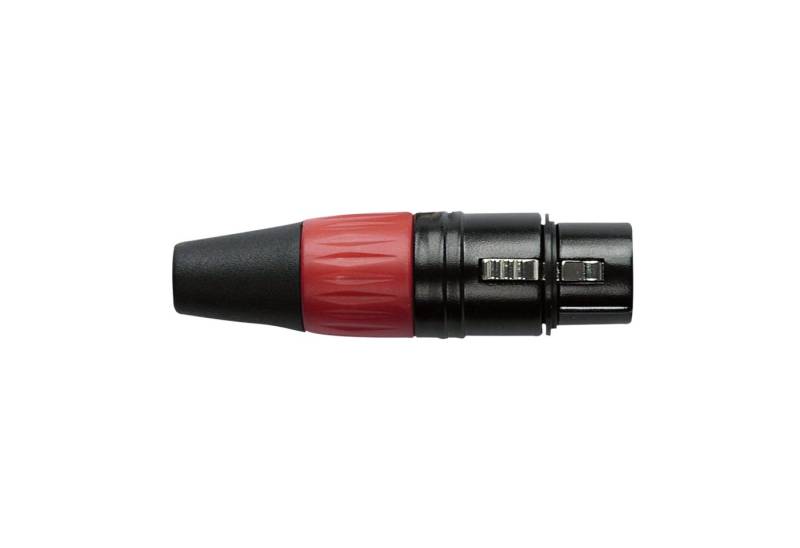 DAP Kabelverbinder-Sortiment DAP XLR 3P Connector - female - black housing Rot von DAP