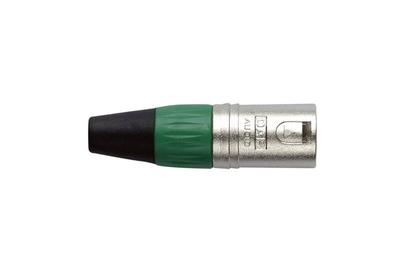 DAP Kabelverbinder-Sortiment DAP XLR 3P Connector - male - nickel housing Grüne Kappe von DAP