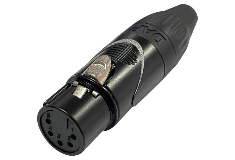 DAP Kabelverbinder-Sortiment DAP XLR 5P X-type - Female Schwarze Endkappe - Vernickeltes Gehäuse DAP Kabelverbinder-Sortiment DAP XLR 5P X-type - Female Schwarze Endkappe - Vernickeltes Gehäuse von DAP