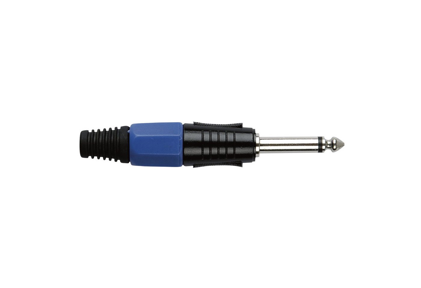 DAP Klinkenstecker DAP 6.3 mm Jack Plug Mono Black housing Blaue Kappe DAP Klinkenstecker DAP 6.3 mm Jack Plug Mono Black housing Blaue Kappe von DAP