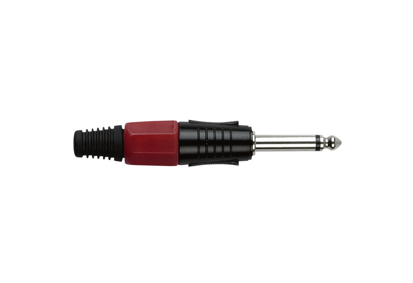 DAP Klinkenstecker DAP 6.3 mm Jack Plug Mono Black housing Rote Kappe DAP Klinkenstecker DAP 6.3 mm Jack Plug Mono Black housing Rote Kappe von DAP