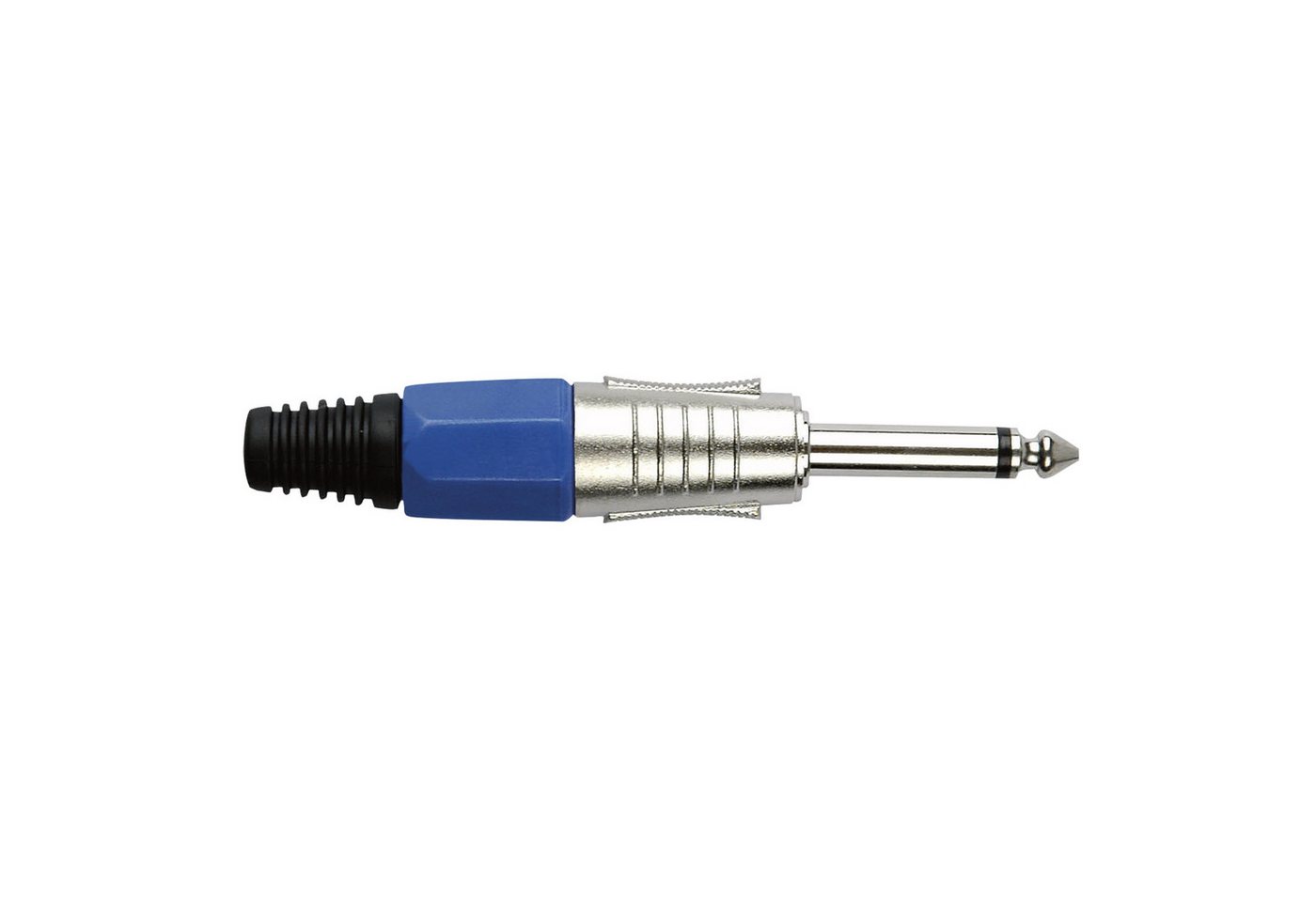 DAP Klinkenstecker DAP 6.3 mm Jack Plug Mono Nickel housing Blaue Kappe DAP Klinkenstecker DAP 6.3 mm Jack Plug Mono Nickel housing Blaue Kappe von DAP