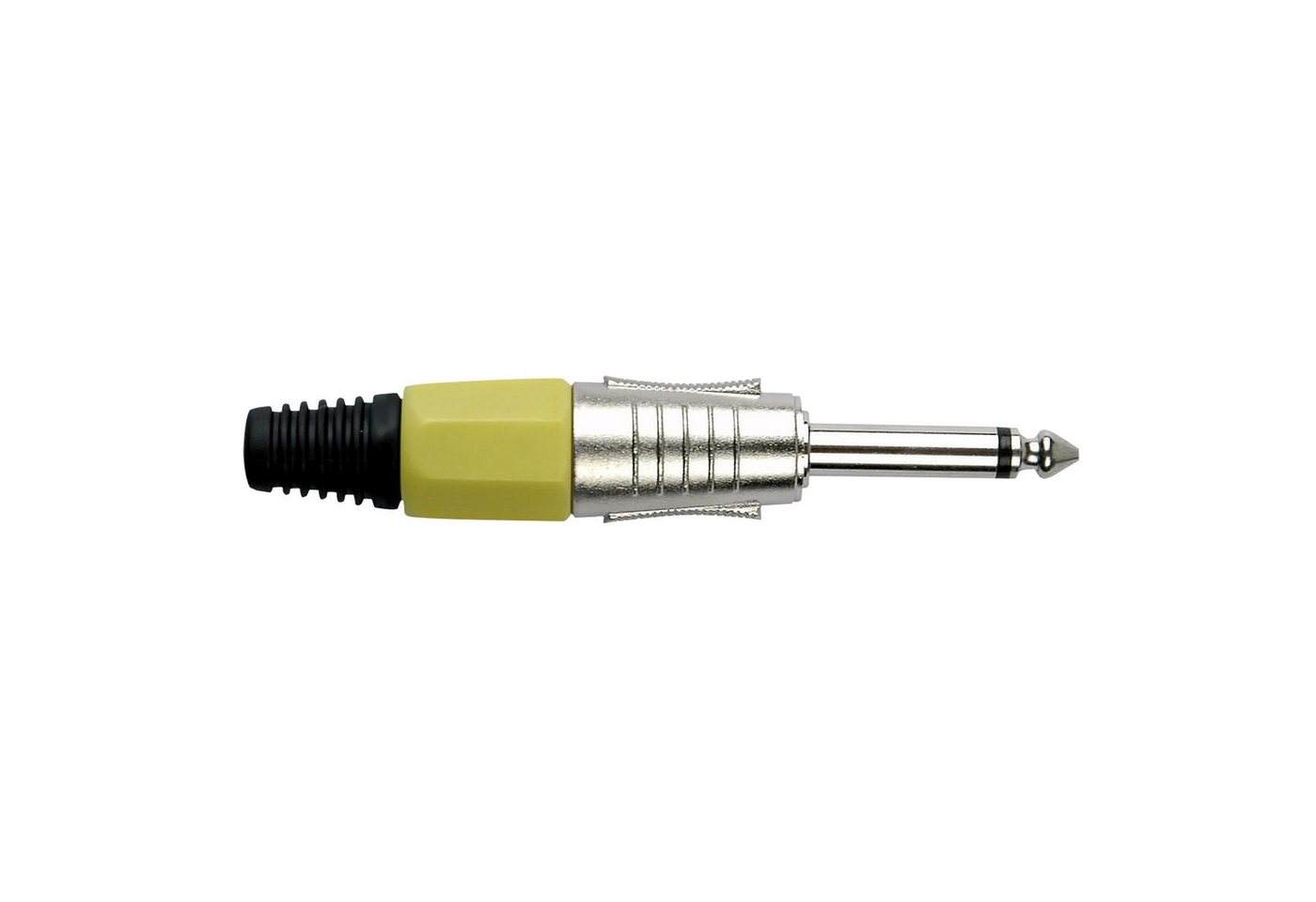 DAP Klinkenstecker DAP 6.3 mm Jack Plug Mono Nickel housing Gelbe Kappe DAP Klinkenstecker DAP 6.3 mm Jack Plug Mono Nickel housing Gelbe Kappe von DAP