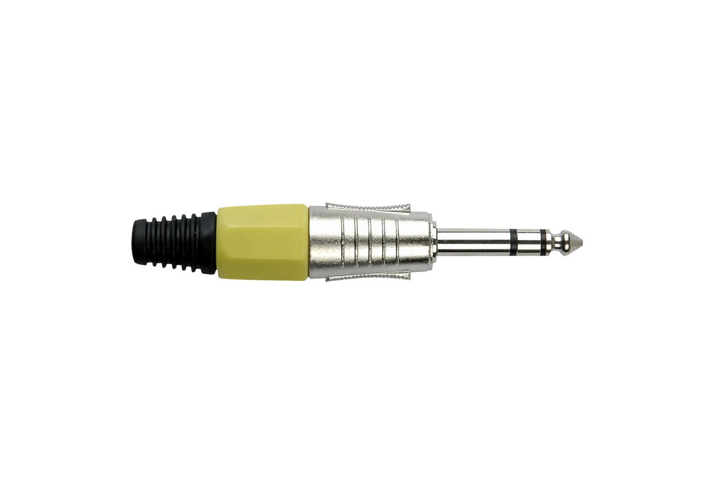 DAP Klinkenstecker DAP 6.3 mm Jack Plug Stereo Nickel housing Gelbe Kappe DAP Klinkenstecker DAP 6.3 mm Jack Plug Stereo Nickel housing Gelbe Kappe von DAP
