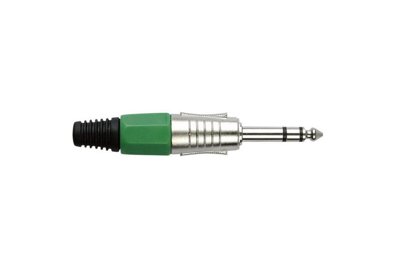 DAP Klinkenstecker DAP 6.3 mm Jack Plug Stereo Nickel housing Grüne Kappe von DAP