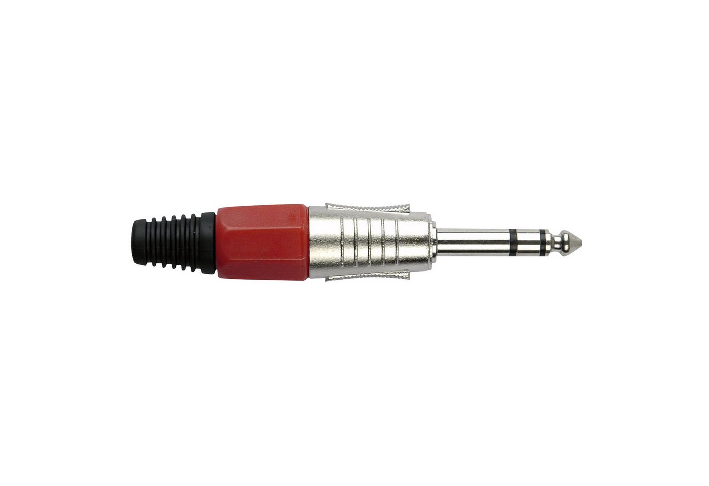 DAP Klinkenstecker DAP 6.3 mm Jack Plug Stereo Nickel housing Rote Kappe DAP Klinkenstecker DAP 6.3 mm Jack Plug Stereo Nickel housing Rote Kappe von DAP