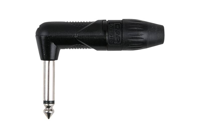 DAP Klinkenstecker DAP 6.3 mm Right-angle Jack X-type Mono Schwarzes Gehäuse von DAP