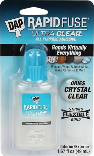 DAP RAPIDFUSE Ultra Clear Allzweckkleber: 1.67 fl. oz. (klar) von DAP