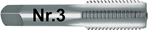 2 Stück Packung Fertigschneider Präzisions Handgewindebohrer HSSG, DIN 352, RH, British Standard Whitworth BSW nach DIN 11: 7/32", Durchmesser = 5,556 mm von DAPPRICH