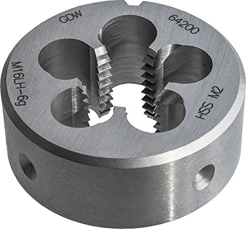 HSS Schneideisen, DIN EN 22568, British Standard Whitworth BSW nach DIN 11: 1/4" x 20 (Schälanschnitt), DxE 20x7, Durchmesser = 6,350 mm von DAPPRICH