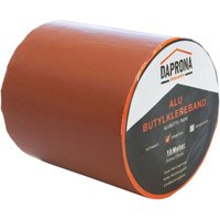 Butylband, Panzertape, Dichtungsband Alu, Reparaturband, Dichtband Fenster Dachrinne, wasserfest, hitzebeständig - 10m x 150mm 1 Stück Ziegelrot von DAPRONA