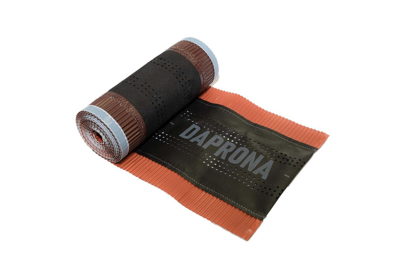 DAPRONA Dichtungsband, (Firstband, Firstrolle Alu Super Vent 5m, 4-St), Rollfirst für eine optimale Dachfirst Abdeckung, Super Butylkleber von DAPRONA