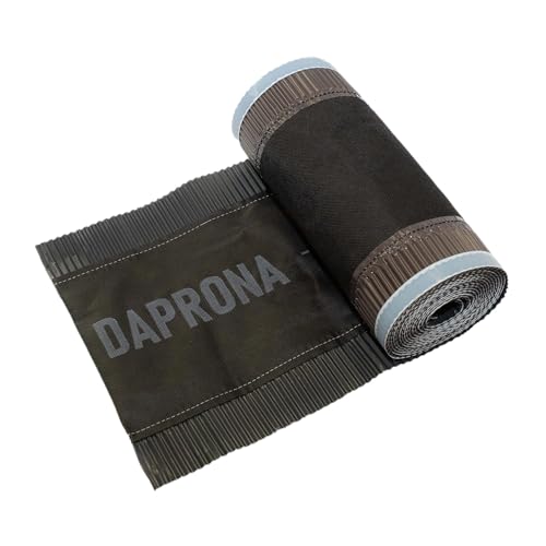 DAPRONA Firstband Alu 5m Anthrazit 8 Rollen - 150mm, Firstrolle, Gratband, Rollfirst, Dachabdichtung, Dachbelüftungsband von DAPRONA