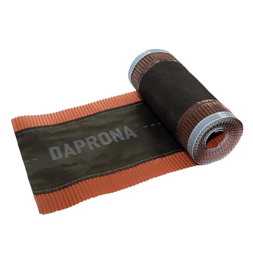 DAPRONA Firstband Alu 5m Rot 1 Rolle - 180mm, Firstrolle, Gratband, Rollfirst, Dachabdichtung, Dachbelüftungsband von DAPRONA