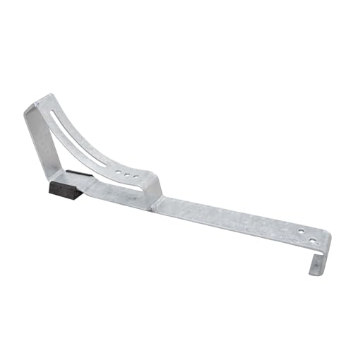 DAPRONA Laufroststütze für Dachtritt und Laufrost 49cm, für flache Dachziegel, Biberschwanzziegel Silber, Dachtritte für Schornsteinfeger von DAPRONA
