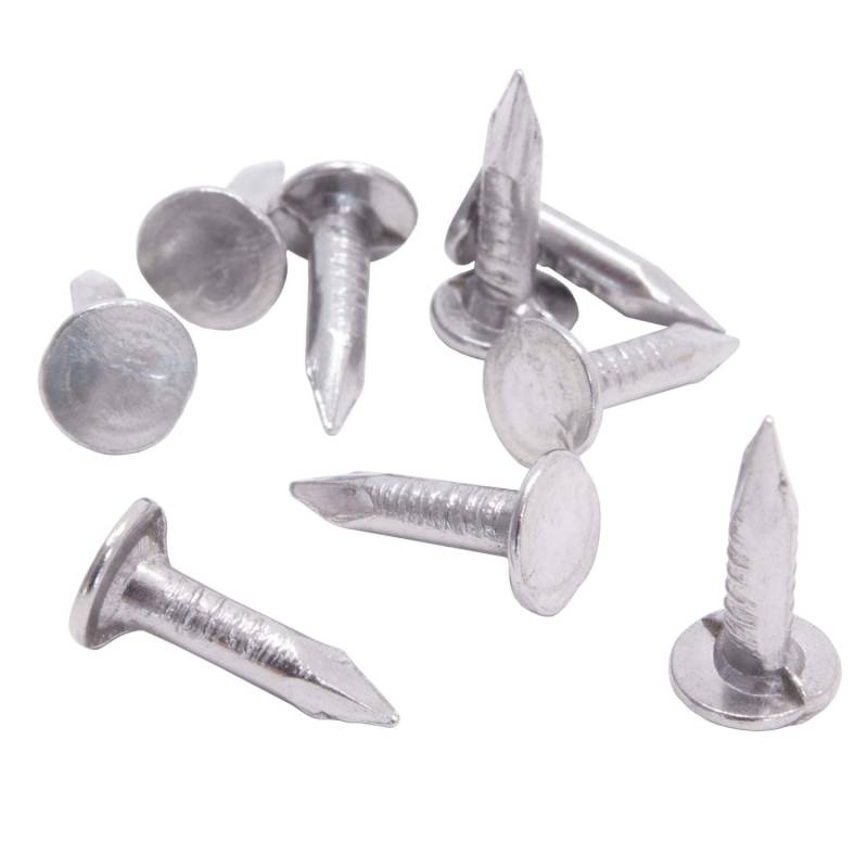 Daprona Dachpappennägel 2,5kg x 20mm Stahl Silber Befestigung Bitumenschindeln von DAPRONA
