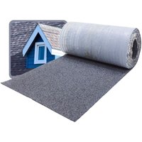 Dachschindeln, Firstabdeckung 5m x 32cm, Bitumen Firstband für Gartenhaus, Carport - Grau - Daprona von DAPRONA