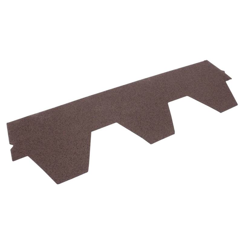 Daprona Dachschindeln Hexagonal Muster 20x 1m x 32cm Bitumen Braun von DAPRONA