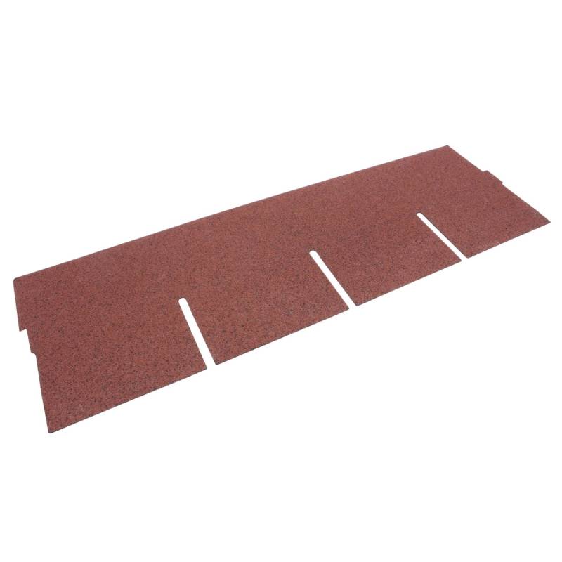Daprona Dachschindeln Rechteck 20x 1m x 32cm Bitumen Rot Dacheindeckung von DAPRONA