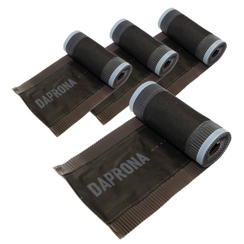 Daprona Firstband Alu 4x 5m x 300mm Braun zuverlässige Abdichtung Dachfirst von DAPRONA